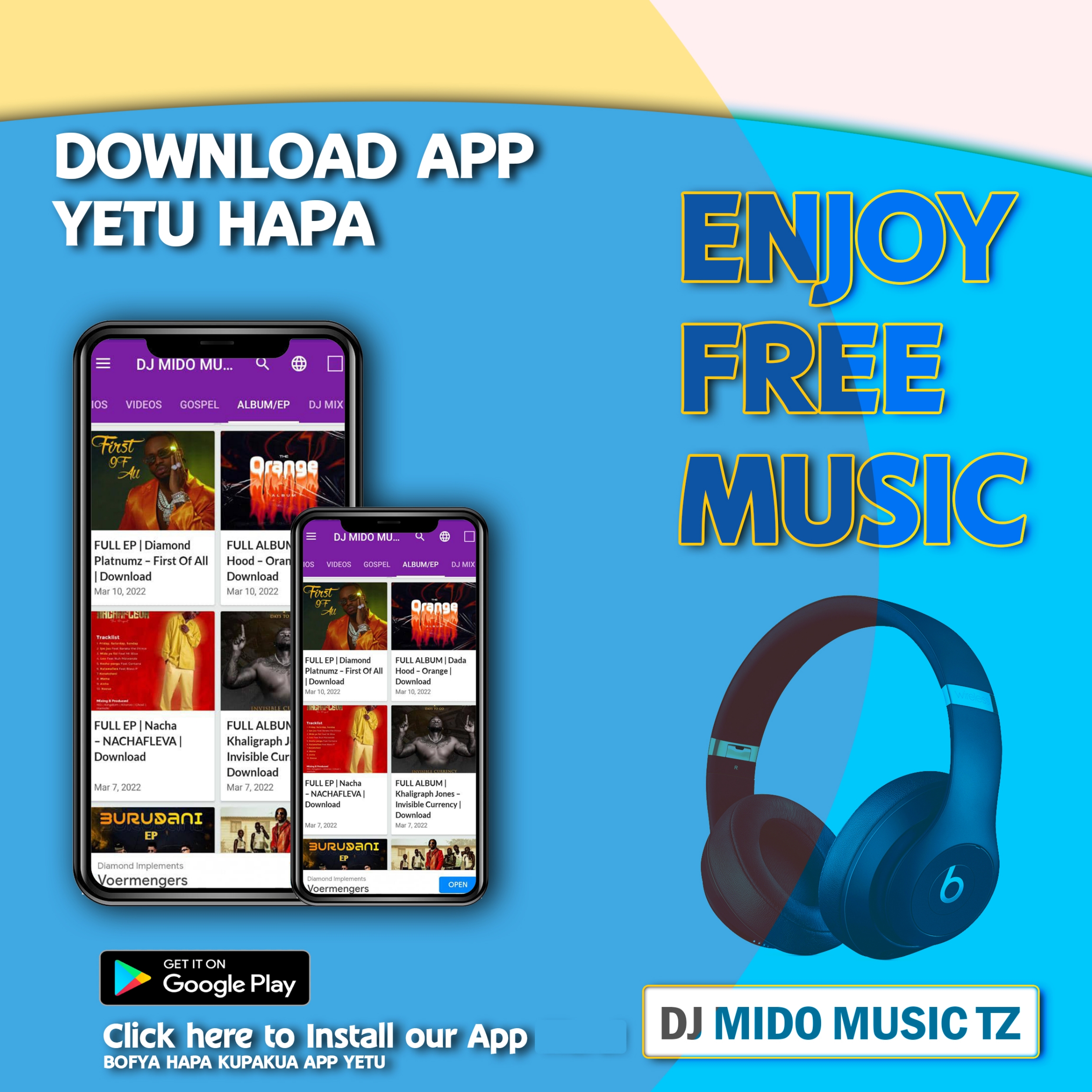 Download DJ Mido Music Tz APP Hapa (App Mpya)