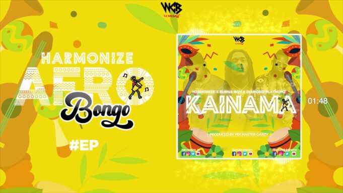 Harmonize Ft Burna boy & Diamond Platnumz - Kainama