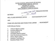 OML 11: Court Moves To Wind Down Oil Company Over Unpaid Debts