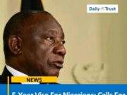 South Africans Call For Ramaphosa’s Resignation Over 5-year Visa For Nigerians