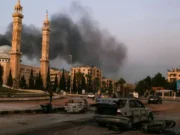 Syrian and Russian jets step up strikes on rebels after opposition seize much of Aleppo