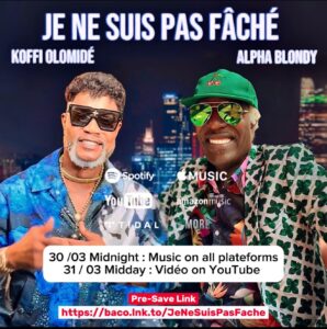 Alpha Blondy Ft Koffi Olomide - Je ne suis pas faché
