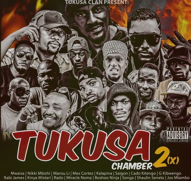 Nikki Mbishi Ft Mansuli, Mex,Kalpina, Saigon, Cado ,Kibwengo,Kinya Rado, Miracle, Boshoo, Songa , Shaulini, Mtambo – Tukusa 2X