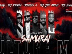 Black Samurai Monday with Perez EP 1 Afrobeats & Amapiano Mix Deejay X, Bugi, Jeff Mdozi & Bugatti Black Samurai Monday with Perez EP 1 Afrobeats & Amapiano Mix Deejay X, Bugi, Jeff Mdozi & Bugatti